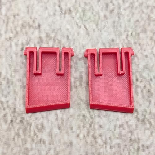 ULEIVA Ersatz Tastaturfüsse Rot 1 Paar (2 Stck) kompatibel mit Logitech G213 Tastatur Ersatzteil Tastaturständer Keybord Füsse (Rot) von ULEIVA