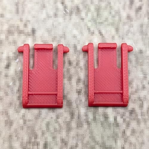 ULEIVA Ersatz Tastaturfüsse Rot 1 Paar (2 Stck) kompatibel mit Logitech K120 Tastatur Ersatzteil Tastaturständer Keybord Füsse (Rot) von ULEIVA