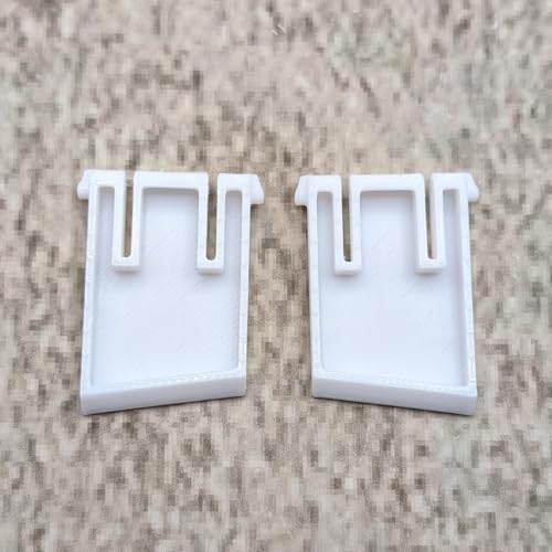 ULEIVA Ersatz Tastaturfüsse Weiss 1 Paar (2 Stck) kompatibel mit Logitech G213 Tastatur Ersatzteil Tastaturständer Keybord Füsse (Weiss) von ULEIVA