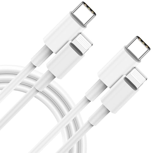 ULIFTUS USB C auf Lightning Kabel [2M, 2Pack], Typ C Lightning Ladekabel PD Power Delivery Schnellladekabel Kompatibel für Apple iPhone 14 13 12 11 Pro Max Xs Xr X von ULIFTUS