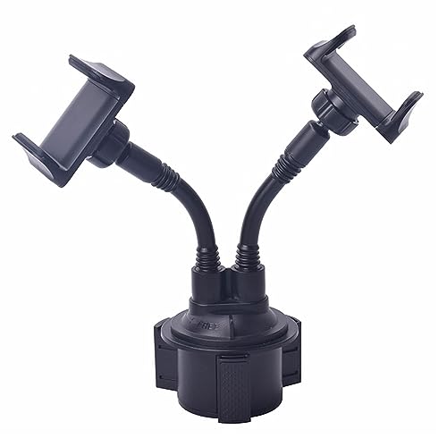 ULIJTH Doppelte Telefonhalterauto Mount Doppelbecher Ständer 360 ° Rotatable Height Einstellbare Cradle Für Smartphone Langlebig ULIJTH Doppelte Telefonhalterauto Mount Doppelbecher Ständer 360 ° Rotatable Height Einstellbare Cradle Für Smartphone Langlebig von ULIJTH