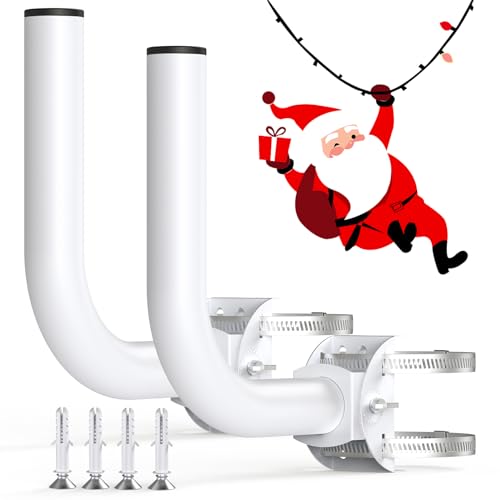 Universal Wireless Bridge Bracket Mount, ULNA Pole und Wandhalterung für Outdoor Point to Point AP Access Point Client Bridge CPE, Antennenmontage Pole Bracket (2er-Pack) von ULNA