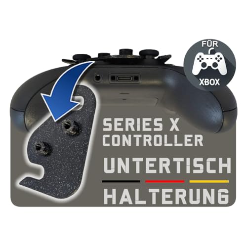 ULROAD Unter-Tisch Halterung für X-BOX Series X I MADE IN GERMANY I Controller Halter Untertisch Gamepad XBOX von ULROAD