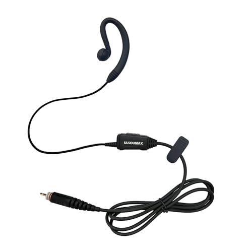 ULSOUMAX Kompatibel mit Motorola G-förmige PTT-Ohrhörer mit Mikrofon für Motorola CLP446E CLPE Plus CLP1010e CLP1080e CLP1083e CLP107e ULSOUMAX Kompatibel mit Motorola G-förmige PTT-Ohrhörer mit Mikrofon für Motorola CLP446E CLPE Plus CLP1010e CLP1080e CLP1083e CLP107e von ULSOUMAX