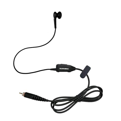 ULSOUMAX Walkie Talkie Kopfhörer, kompatibel mit Motorola CLP446E CLPE Plus CLP1010e CLP1080e CLP1083e CLP107e Radio, Kopfhörer mit PTT Mic Taste ULSOUMAX Walkie Talkie Kopfhörer, kompatibel mit Motorola CLP446E CLPE Plus CLP1010e CLP1080e CLP1083e CLP107e Radio, Kopfhörer mit PTT Mic Taste von ULSOUMAX