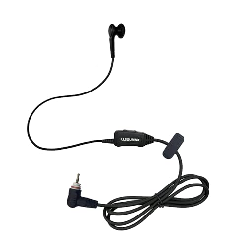 ULSOUMAX Walkie Talkie Kopfhörer Kompatibel mit Motorola SL300 SL1600 SL2600 SL4000 SL7550 DLR110 SL1K SL1M Digital Radio, Kopfhörer mit PTT-Taste ULSOUMAX Walkie Talkie Kopfhörer Kompatibel mit Motorola SL300 SL1600 SL2600 SL4000 SL7550 DLR110 SL1K SL1M Digital Radio, Kopfhörer mit PTT-Taste von ULSOUMAX