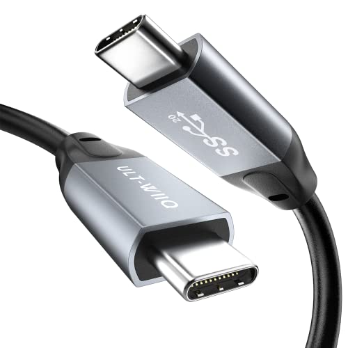 USB C Kabel 20Gbps 100W Datenkabel USB 3.2 Gen2x2 Ultra Flexible Ladekabel PD 5A Videokabel 5K 4K@60Hz für MacBook Pro Air, Dell XPS, Samsung S22 S21 S10, OTG, USB-C Monitor (0,5m) von ULT-WIIQ