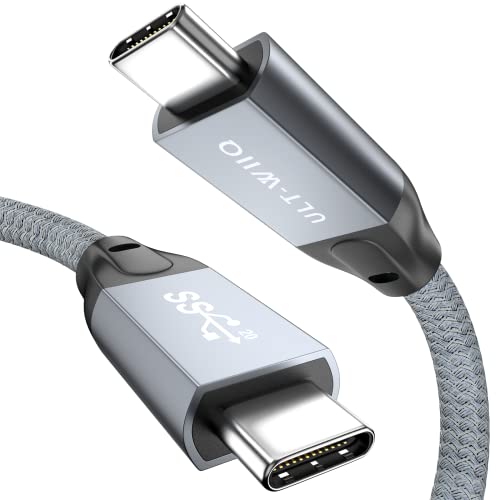 USB C Kabel auf USB C 100W, USB 3.2 Gen2 x 2 Datenkabel mit 20Gbps Datenübertragung, PD 3.0 20V/5A USB C Ladekabel, 5K/4K@60Hz USB C Video Kabel für MacBook, Laptop, Monitor, SSD, Ladegerät (1M) von ULT-WIIQ