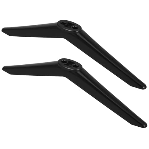 ULTECHNOVO 1 Paar TV-Basis Fernseher Ersatz-TV-Beine TV -Beine TV-Halter Universelle TV-Beine TV -Füßeersatz TV -Standbeine pp Schwarz von ULTECHNOVO