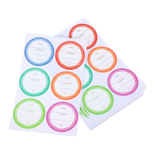 ULTECHNOVO 10 Blatt Wasser- Und Ölbeständige Aufkleber Behälteretiketten Speisekammer Aufkleber Zum Beschriften Konservenetikett Etiketten Für Gewürzdosen Pvc Selbstklebend ULTECHNOVO 10 Blatt Wasser- Und Ölbeständige Aufkleber Behälteretiketten Speisekammer Aufkleber Zum Beschriften Konservenetikett Etiketten Für Gewürzdosen Pvc Selbstklebend von ULTECHNOVO