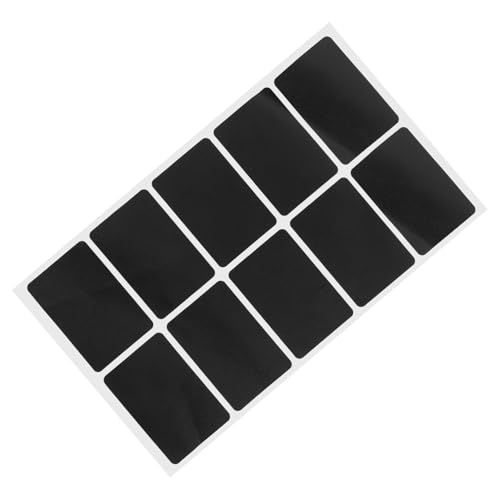 ULTECHNOVO 10er-Pack Rechteckige Tafelaufkleber Etiketten Für Flaschengläser Löschbare Etiketten Benutzerdefinierte Vinyl-aufklebergläser von ULTECHNOVO