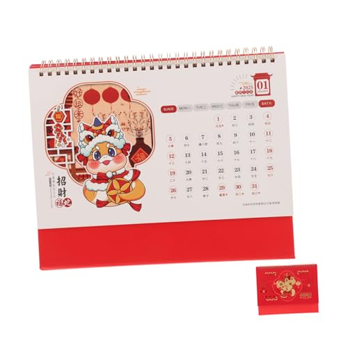 ULTECHNOVO 2025 Schreibtischkalender „jahr Der Schlange“. Jahr Des Schlangenkalenders Desktop-kalender Mondkalender Für Das Neue Jahr Chinesische Tischkalender Chinesische Kalender Papier Rot ULTECHNOVO 2025 Schreibtischkalender „jahr Der Schlange“. Jahr Des Schlangenkalenders Desktop-kalender Mondkalender Für Das Neue Jahr Chinesische Tischkalender Chinesische Kalender Papier Rot von ULTECHNOVO
