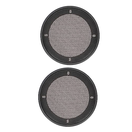 ULTECHNOVO 2Stücke Lautsprecher Netzabdeckungen aus Schützende für Auto Lautsprecher und Subwoofer Modifikation Praktische und Dekorative Eisenabdeckungen von ULTECHNOVO