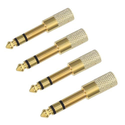 ULTECHNOVO 4 Pcs Gitarre Zu Kopfhörer Adapter Weibliche Stereo Audio Adapter Mikrofon Konverter Kopfhörer Für Elektronische Tastatur Drum Amp ULTECHNOVO 4 Pcs Gitarre Zu Kopfhörer Adapter Weibliche Stereo Audio Adapter Mikrofon Konverter Kopfhörer Für Elektronische Tastatur Drum Amp von ULTECHNOVO