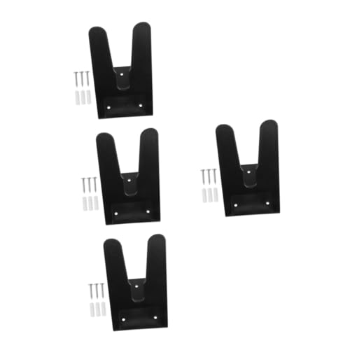 ULTECHNOVO 4 Stück Scannerhalterung Rack für Etikettenleser Scannerständer für den Schreibtisch Handscanner-Rack Scanner-Autohalterung Handheld-Scanner USB-Scanner Rasierständer Plastik Black von ULTECHNOVO