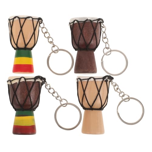 ULTECHNOVO 4 Stück Schlüsselanhänger Für Musikinstrumente Schlüsselanhänger Musikinstrumente Afrikanischer Trommelanhänger Mini -musikinstrumentenauto Schlüsselbund Hölzern ULTECHNOVO 4 Stück Schlüsselanhänger Für Musikinstrumente Schlüsselanhänger Musikinstrumente Afrikanischer Trommelanhänger Mini -musikinstrumentenauto Schlüsselbund Hölzern von ULTECHNOVO