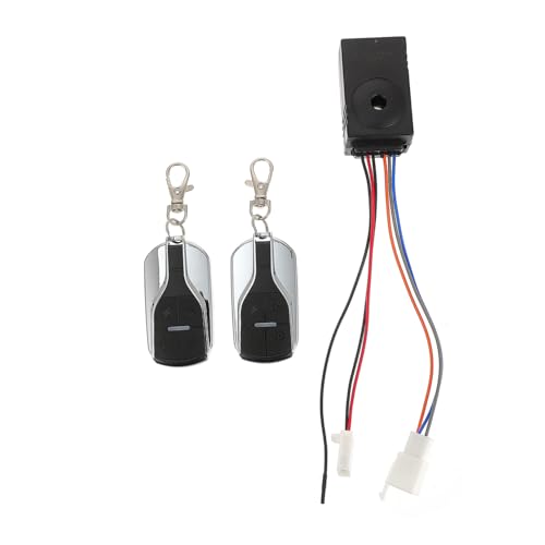 ULTECHNOVO 60V Elektroroller Diebstahl Alarmanlage Mit Fernbedienung Wasserdichtes Sicherheitssystem Für Scooter Lauter Hornalarm Einfach Zu Bedienen Für Motorräder von ULTECHNOVO