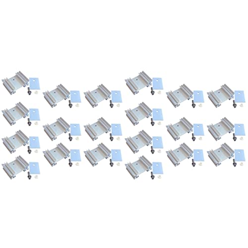 ULTECHNOVO 80 STK Kühlkörper Kühler Kühlrippe Triode Temperatur Fällt Heizkörper Aus Metall Heizkörper Aus Aluminium Kühler Aus Metall Kühlrippe Aus Metall Aluminiumprofil Elektronisch Modul von ULTECHNOVO