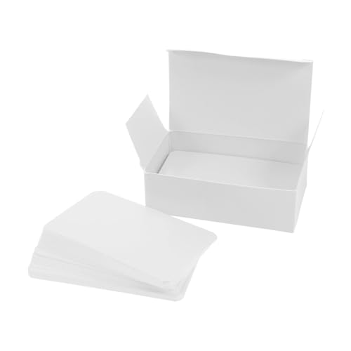ULTECHNOVO Blankokarten-Set Mit Abgerundeten Ecken 100 Stück Weißes Kartenpapier Doppelseitig Zum Lernen Von Vokabeln ULTECHNOVO Blankokarten-Set Mit Abgerundeten Ecken 100 Stück Weißes Kartenpapier Doppelseitig Zum Lernen Von Vokabeln von ULTECHNOVO