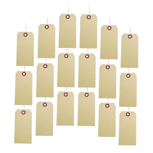 ULTECHNOVO Drahtanhänger Mit Ösen 100 Stück Versandverpackungsanhänger Blankoanhänger Für Den Frachtgebrauch ULTECHNOVO Drahtanhänger Mit Ösen 100 Stück Versandverpackungsanhänger Blankoanhänger Für Den Frachtgebrauch von ULTECHNOVO