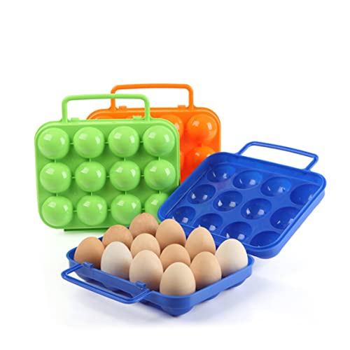 ULTECHNOVO Eierträger Camping Eierhalter Aufbewahrungsbox Für Eier Eierbehälter Für Camping Eier Transportbox Eier Box Eierpappen Eier Tragbares Ei Eierkasten Eierkarton Heißer Topf von ULTECHNOVO