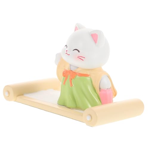 ULTECHNOVO Handyständer Aus Harz Mit Kawaii-Katze, Süße Cartoon-handyhalterung, Chinesische Reichtumsstatue Für Büro, Zuhause, Schreibtischdekoration, Katzenliebhaber ULTECHNOVO Handyständer Aus Harz Mit Kawaii-Katze, Süße Cartoon-handyhalterung, Chinesische Reichtumsstatue Für Büro, Zuhause, Schreibtischdekoration, Katzenliebhaber von ULTECHNOVO