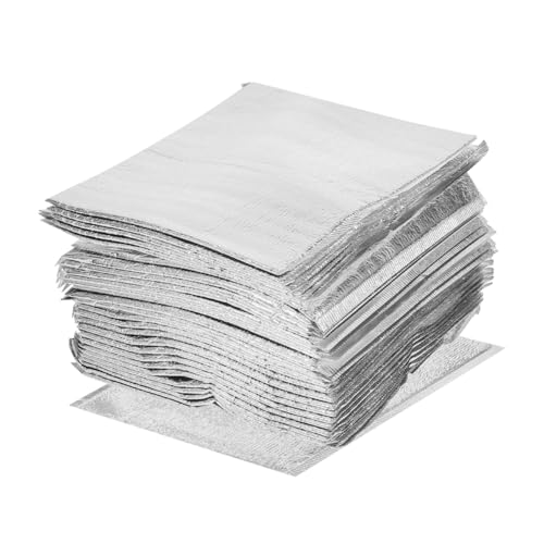 ULTECHNOVO Isolierte Versandtaschen, wiederverwendbar, isoliert, für den Versand, Thermo-Versandtaschen für Kaltversand, Eis, Aluminium, silberfarben, 50 Stück ULTECHNOVO Isolierte Versandtaschen, wiederverwendbar, isoliert, für den Versand, Thermo-Versandtaschen für Kaltversand, Eis, Aluminium, silberfarben, 50 Stück von ULTECHNOVO