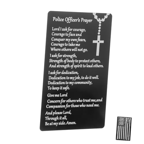 ULTECHNOVO Metall -brieftaschenkarte Polizeizubehör Metallkarte Gebetskarten Aluminiumlegierung Schwarz ULTECHNOVO Metall -brieftaschenkarte Polizeizubehör Metallkarte Gebetskarten Aluminiumlegierung Schwarz von ULTECHNOVO