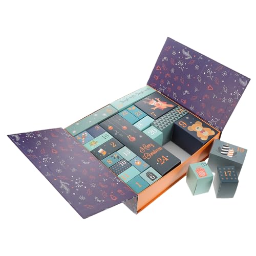 ULTECHNOVO Postfach 2024 weihnachtsgeschenkboxen Gegenwärtig Dekorationen Weihnachtsboxen Advent Ornament geformt mit Countdown -Kalender Präsentieren Sie Kisten Papier Blue ULTECHNOVO Postfach 2024 weihnachtsgeschenkboxen Gegenwärtig Dekorationen Weihnachtsboxen Advent Ornament geformt mit Countdown -Kalender Präsentieren Sie Kisten Papier Blue von ULTECHNOVO