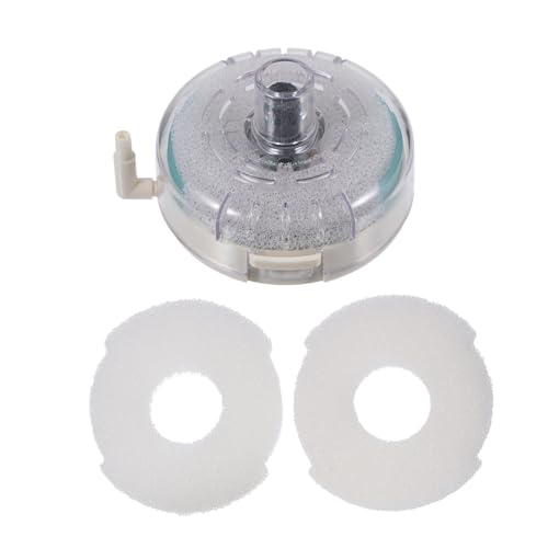 ULTECHNOVO Schwammfilter Schaumfilter Aquarienwasserfilter kleiner Tankfilter Aquarium Aquarienfilter leiser wasserfilter Doppelschwamm-Wasserfilter austauschbarer Medienwasserfilter Plastik von ULTECHNOVO