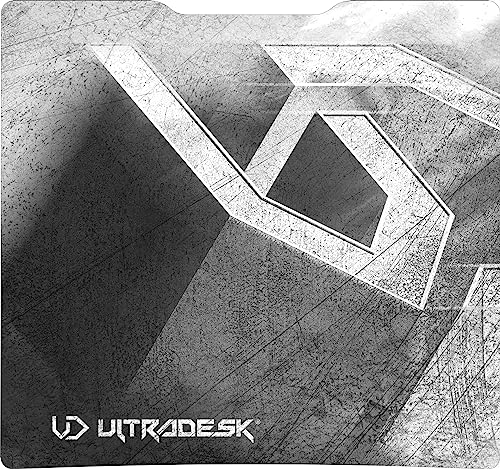 ULTRADESK Level V2 PAD 68x68 cm, Gaming Mauspad, rutschfest, Schreibtischunterlage, Für Level V2 Computertisch, Weiß von ULTRADESK