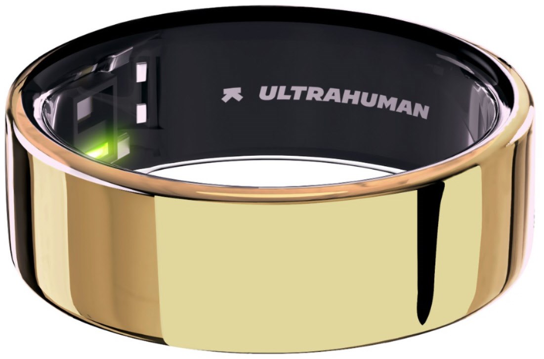 Ring AIR (Größe 14) bionic gold von ULTRAHUMAN