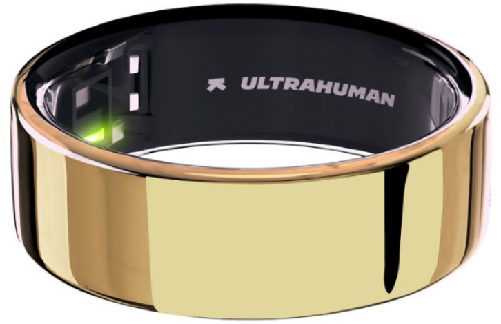 Ring AIR (Größe 5) bionic gold von ULTRAHUMAN