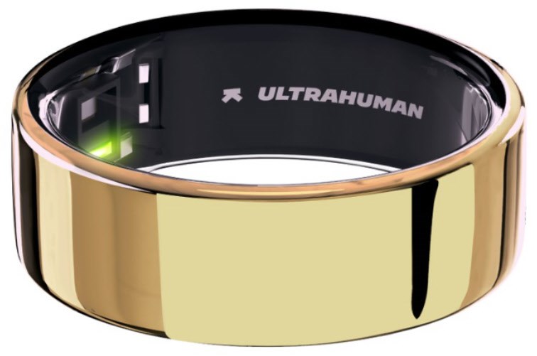 Ring AIR (Größe 6) bionic gold von ULTRAHUMAN