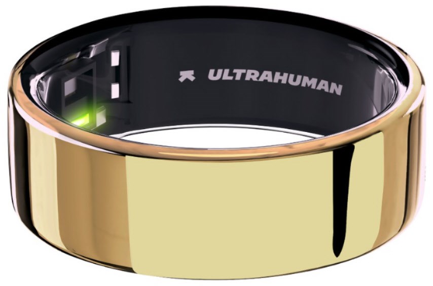 Ring AIR (Größe 9) bionic gold von ULTRAHUMAN