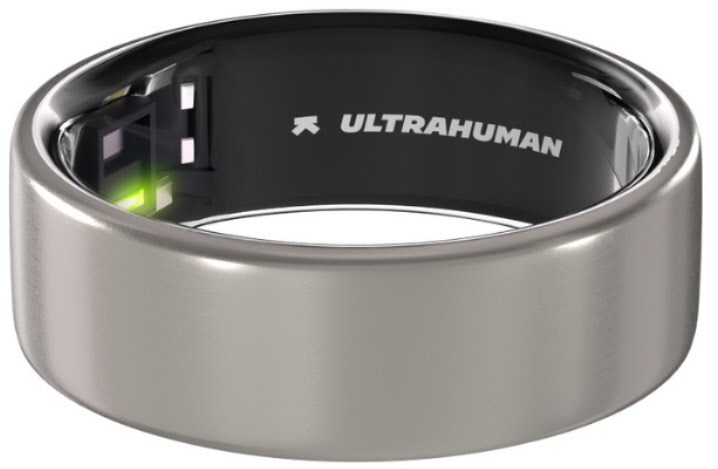 Ring AIR (Größe 9)raw titanium von ULTRAHUMAN