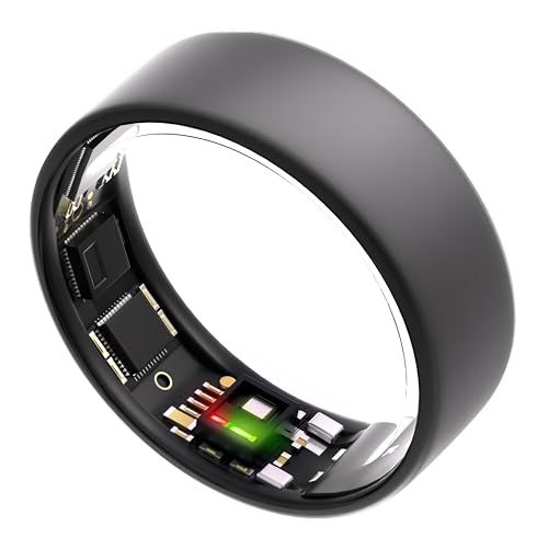 ULTRAHUMAN Ring AIR – Schlaf- und Fitness-Tracker, Smart Ring für Frauen und Männer, Keine App-Gebühr für Standardfunktionen (Ring AIR, Mattgrau, 13) von ULTRAHUMAN