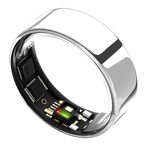 ULTRAHUMAN Ring AIR – Schlaf- und Fitness-Tracker, Smart Ring für Frauen und Männer, Keine App-Gebühr für Standardfunktionen (Ring AIR, Weltraumsilber, 11) von ULTRAHUMAN