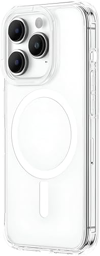 Magnetische Hülle für iPhone 15/15 Pro Max, Anti-Gelb iPhone 15 Klare Handyhülle Kompatibel mit MagSafe Ladegerät, Stoßfeste Bumper Phone Cover, Transparent Slim Schutzhülle (iPhone 15 Pro Max) von ULTRICS