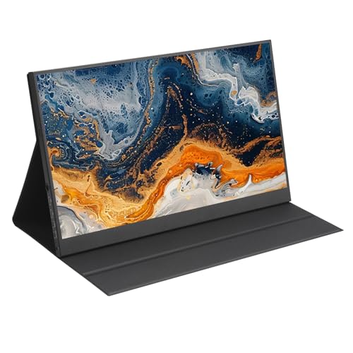 Tragbarer 15,6-Zoll-Monitor, Full HD 1920 x 1080P LED-Display, USB-C-HDMI-Gaming-Monitor mit ultradünnem Display, 250 cd/m², 60 Hz, 100 % Adobe RGB, externes Display für Xbox Switch,Black-15.6'' Tragbarer 15,6-Zoll-Monitor, Full HD 1920 x 1080P LED-Display, USB-C-HDMI-Gaming-Monitor mit ultradünnem Display, 250 cd/m², 60 Hz, 100 % Adobe RGB, externes Display für Xbox Switch,Black-15.6'' von ULUCAN