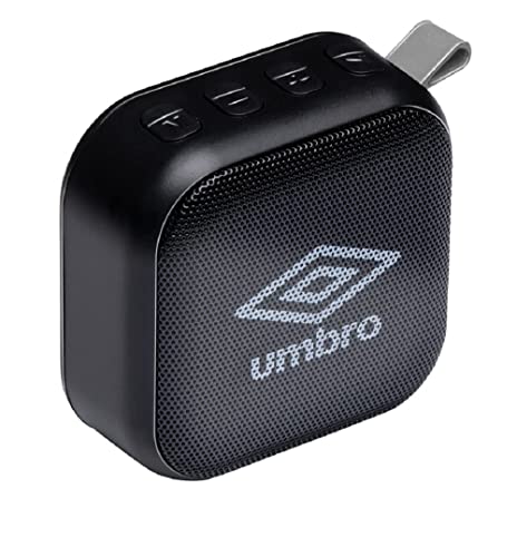 Umbro Mini-Lautsprecher - Drahtlos - Mit Schleife - 400mAh - Schwarz/Rot von UMBRO