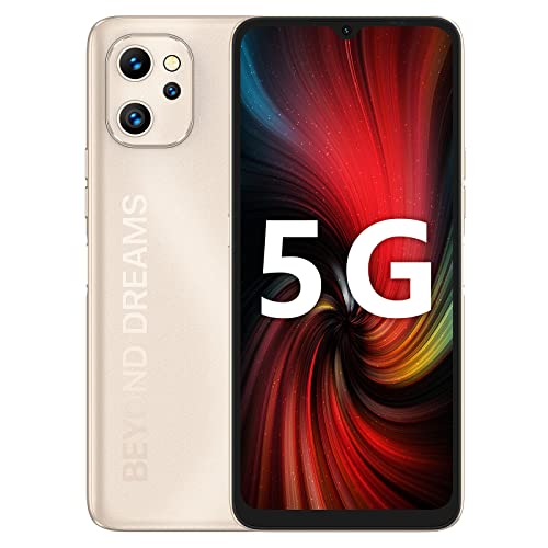 UMIDIGI F3 5G Smartphone Ohne Vertrag,8+128G Handy Ohne Vertrag,Android 12 Günstig Handy,6.7HD+ Display,48MP AI Kamera,5150mAh Akku Intelligent Mobiltelefon/Octa Core/Dual SIM/NFC/OTG (Roségold) von UMIDIGI