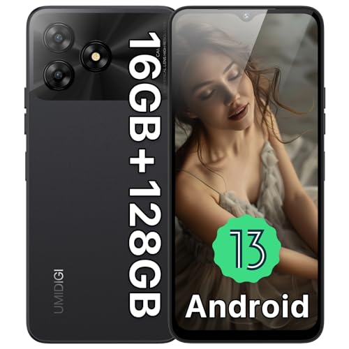 UMIDIGI G5 Handy Ohne Vertrag, 16GB+128GB/1TB TF, Smartphone Ohne Vertrag Android 13, 50MP+8MP, 6.6" HD+Display, 5000mAh Handys, Unisoc T606 Octa Core 4G Dual SIM Handy Fingerabdruck/Face ID/OTG/GPS UMIDIGI G5 Handy Ohne Vertrag, 16GB+128GB/1TB TF, Smartphone Ohne Vertrag Android 13, 50MP+8MP, 6.6" HD+Display, 5000mAh Handys, Unisoc T606 Octa Core 4G Dual SIM Handy Fingerabdruck/Face ID/OTG/GPS von UMIDIGI