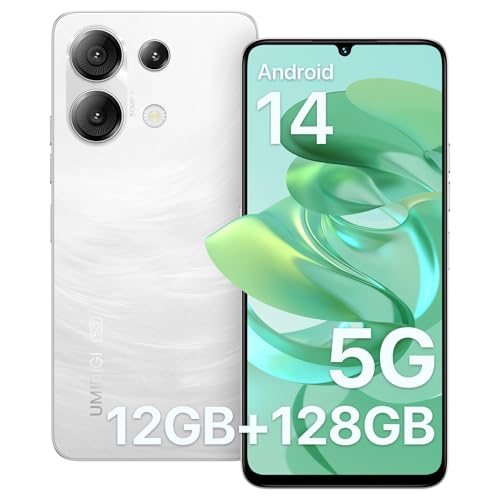 UMIDIGI G9 5G Smartphone, Android 14 Handy Ohne Vertrag, 90HZ Octa-Core, 12(6+6) GB+128GB Handy, 6.75 Zoll, 50MP, Face & Fingerprint Unlock Simlockfreie Handys, 5000mAh, GPS, Dual SIM 5G Smartphone von UMIDIGI