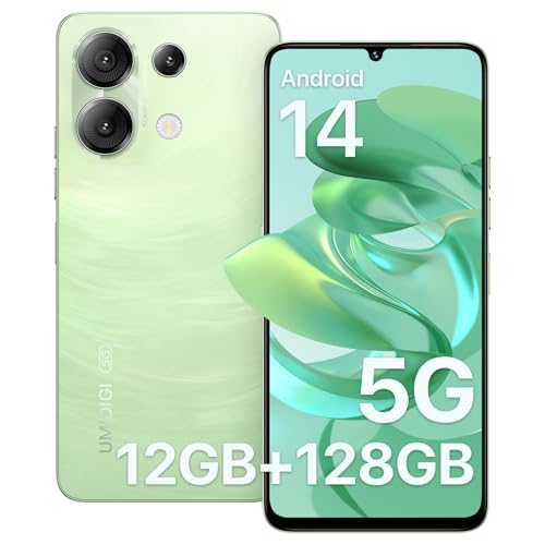UMIDIGI G9 5G Smartphone, Android 14 Handy Ohne Vertrag, 90HZ Octa-Core, 12(6+6) GB+128GB Handy, 6.75 Zoll, 50MP, Face & Fingerprint Unlock Simlockfreie Handys, 5000mAh, GPS, Dual SIM 5G Smartphone von UMIDIGI