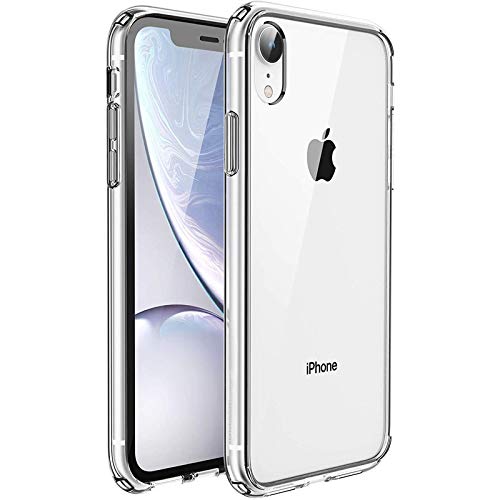 UNBREAKcable Kompatibel mit iPhone XR Hülle [Anti-Gelb & Kratzfest] - Handyhülle iPhone XR Ultra Clear, Hartplastik Rückseite & Weich Silikon Bumper Cover Durchsichtig Schutzhülle, Transparent von UNBREAKcable