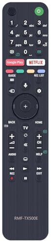 RMF-TX500E Universal-Fernbedienung kompatibel für Sony KD-55XH9505 KD-65XH8096 KD-49XH8196 KD-55XH8196 KD-55XH9005 KD-65XH9005 KD-49XH9505 KD-55 5A8 KE. -55XH9296 KE-55A8 TV, Sub für RMF-TX600E RMF-TX500E Universal-Fernbedienung kompatibel für Sony KD-55XH9505 KD-65XH8096 KD-49XH8196 KD-55XH8196 KD-55XH9005 KD-65XH9005 KD-49XH9505 KD-55 5A8 KE. -55XH9296 KE-55A8 TV, Sub für RMF-TX600E von UNCIHY