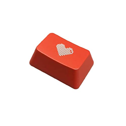1 Packung CTRL Tastenkappe, Ersatz für Tastenkappe für G810 / G512 / G413 / G Tastatur, rote ABS-Tastenkappen, rotes Herz, 1 Stück von UNFAIRZQ