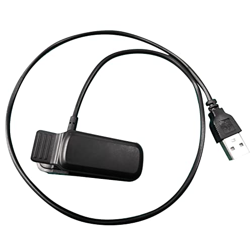 Lade-Clip, 2-polig, 3 mm/4 mm, USB-Anschluss, Ladestation mit 50 cm Ladekabel für Smartwatch-Armband, 3 mm, 4 mm, Smartwatch, 2-poliger Ladeclip von UNFAIRZQ