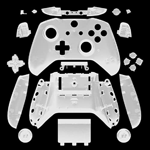 UNFAIRZQ Matt für Gehäuse Gehäuse Full für Shell Set Frontplatten + ABXY Tasten Stoßstangen Ersatzteile für XB One S Slim Controll Manette PC von UNFAIRZQ